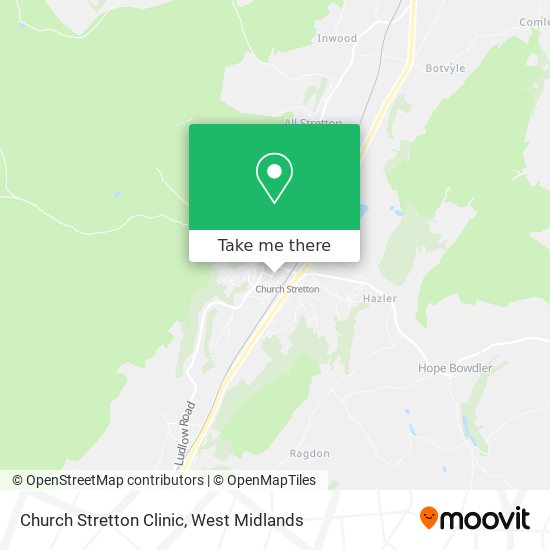 Church Stretton Clinic map