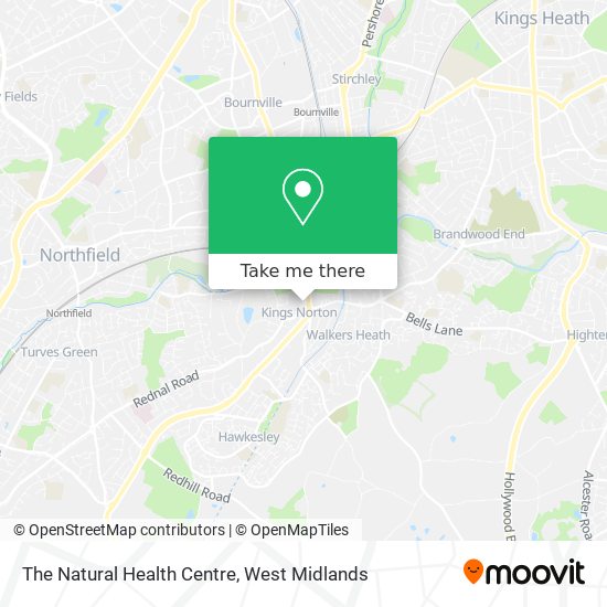 The Natural Health Centre map