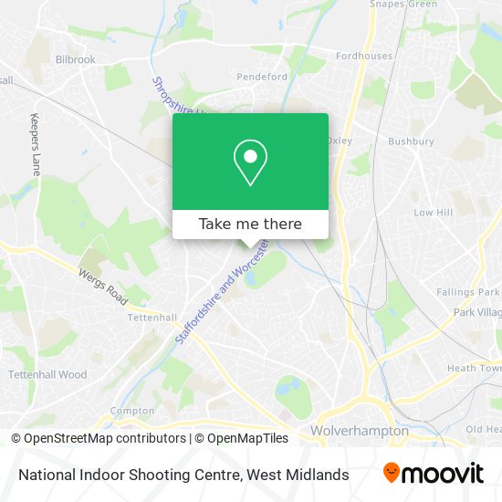National Indoor Shooting Centre map