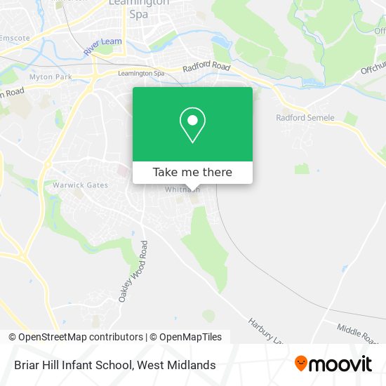Briar Hill Infant School map