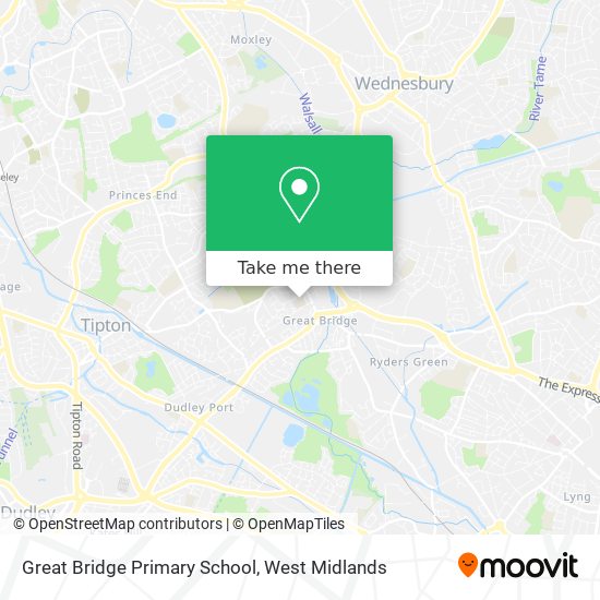 Great Bridge Primary School map