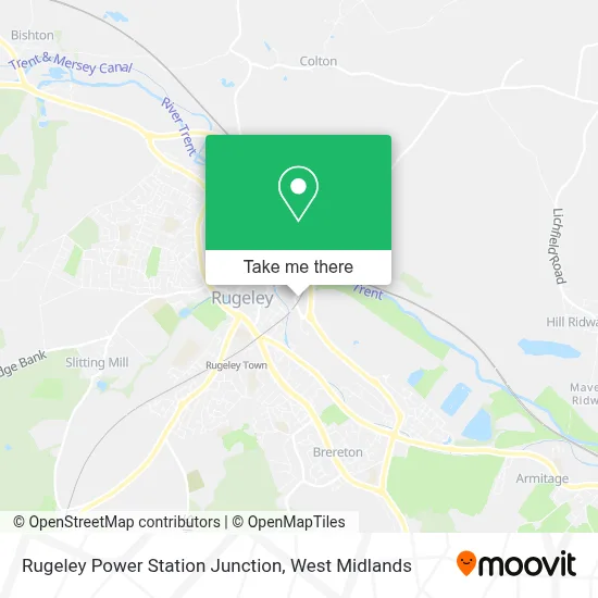 Rugeley Power Station Junction map