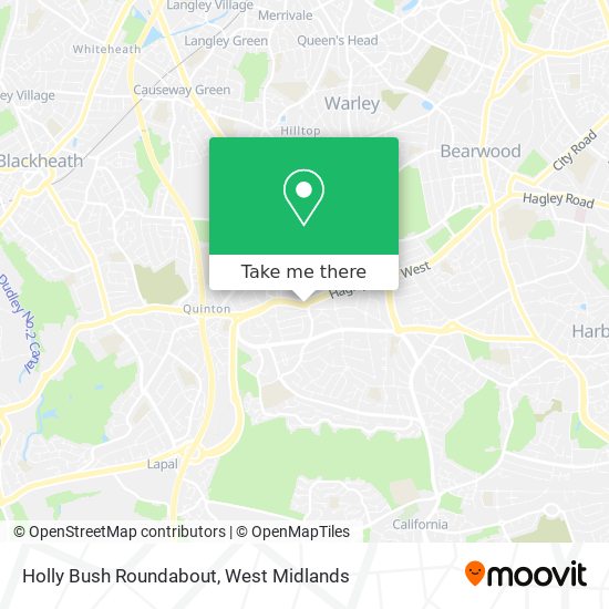Holly Bush Roundabout map