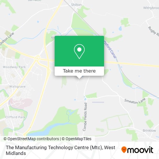 The Manufacturing Technology Centre (Mtc) map