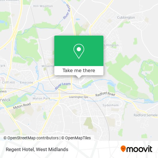 Regent Hotel map