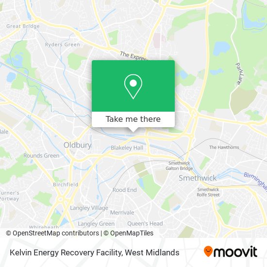 Kelvin Energy Recovery Facility map