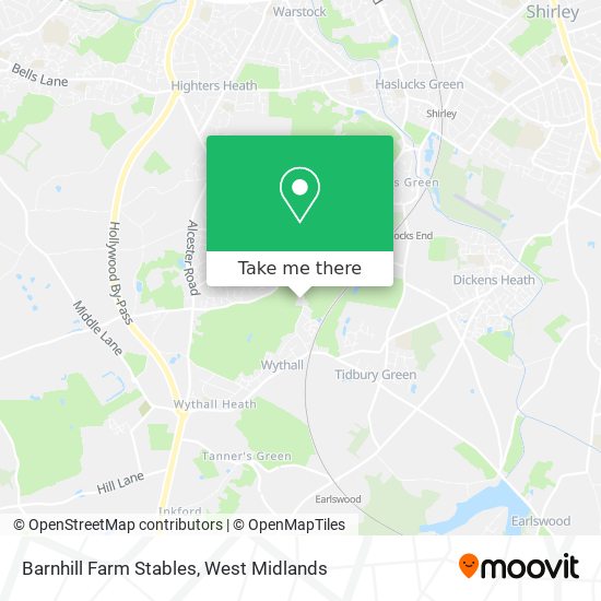 Barnhill Farm Stables map