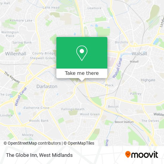 The Globe Inn map