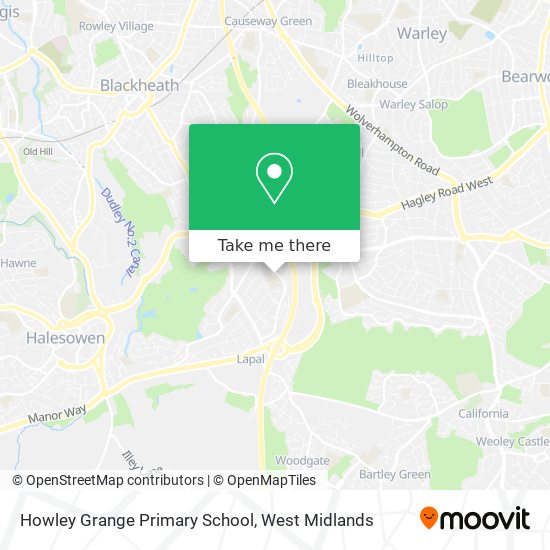 Howley Grange Primary School map