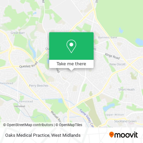 Oaks Medical Practice map