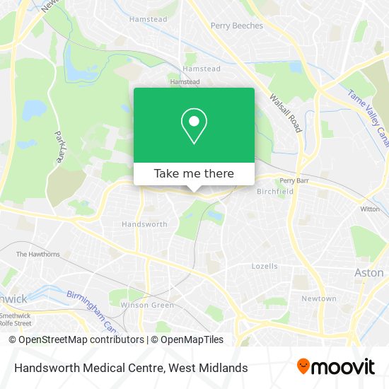 Handsworth Medical Centre map