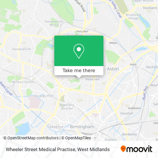 Wheeler Street Medical Practise map