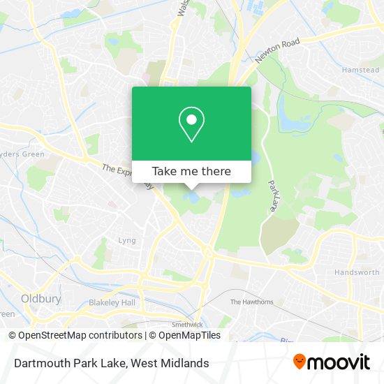 Dartmouth Park Lake map
