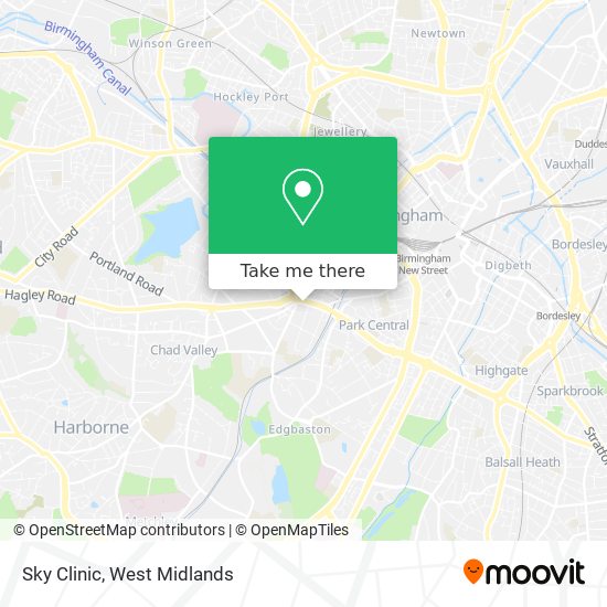 Sky Clinic map