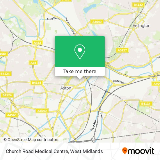 Church Road Medical Centre map