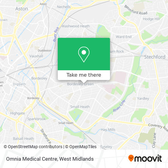 Omnia Medical Centre map