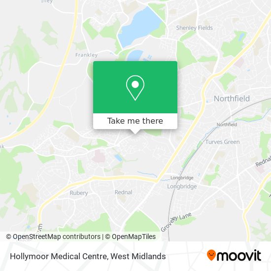 Hollymoor Medical Centre map