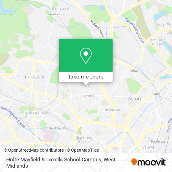Holte Mayfield & Lozells School Campus map