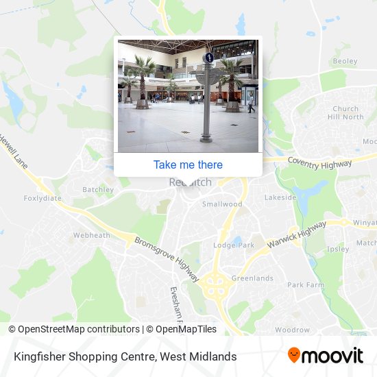 Kingfisher Shopping Centre map