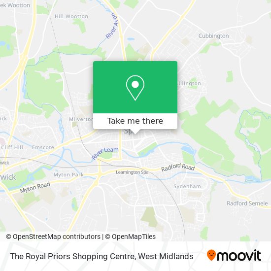 The Royal Priors Shopping Centre map