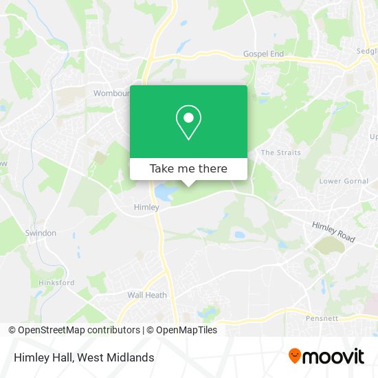 Himley Hall map