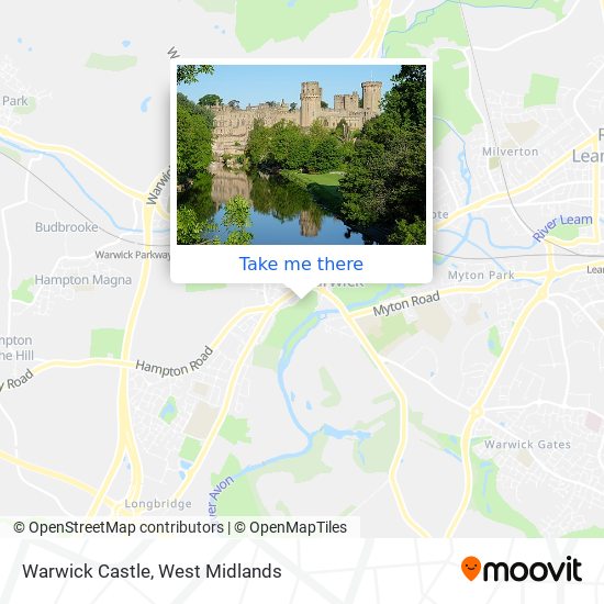 Warwick Castle map