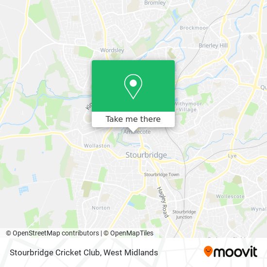 Stourbridge Cricket Club map