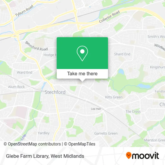 Glebe Farm Library map