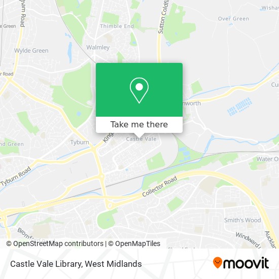 Castle Vale Library map