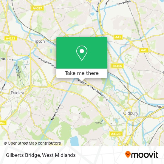 Gilberts Bridge map