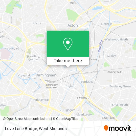 Love Lane Bridge map