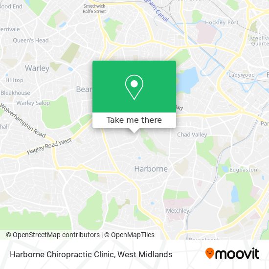 Harborne Chiropractic Clinic map