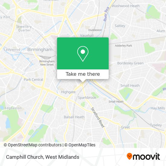 Camphill  Church map