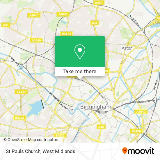 St Pauls Church map