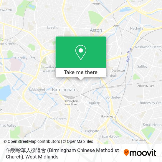 伯明翰華人循道會 (Birmingham Chinese Methodist Church) map