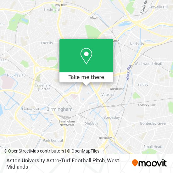 Aston University Astro-Turf Football Pitch map