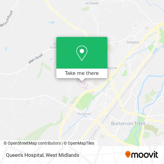 Queen's Hospital map