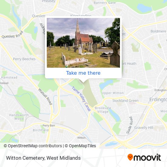 Witton Cemetery map