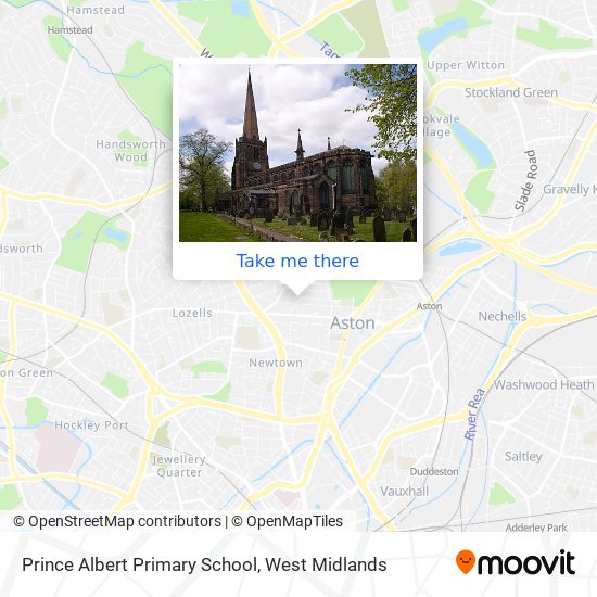 Prince Albert Primary School map