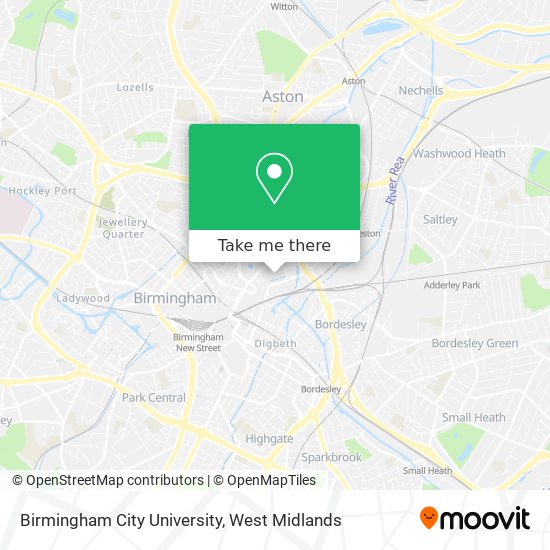 Birmingham City University map