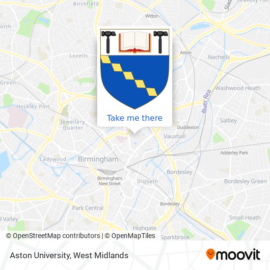 Aston University map