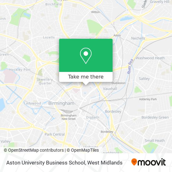 Aston University Business School map