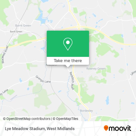 Lye Meadow Stadium map