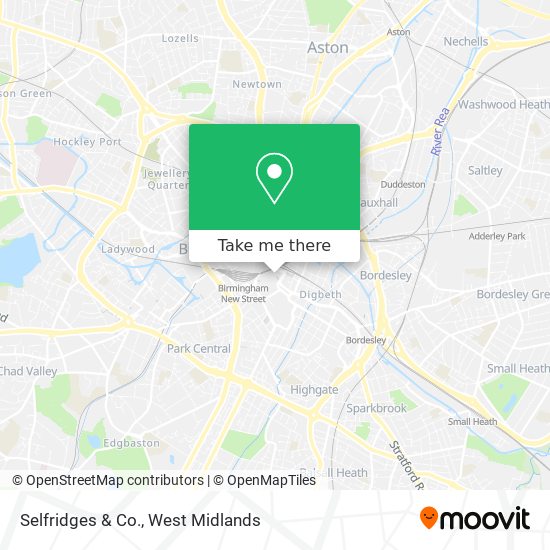 Selfridges & Co. map