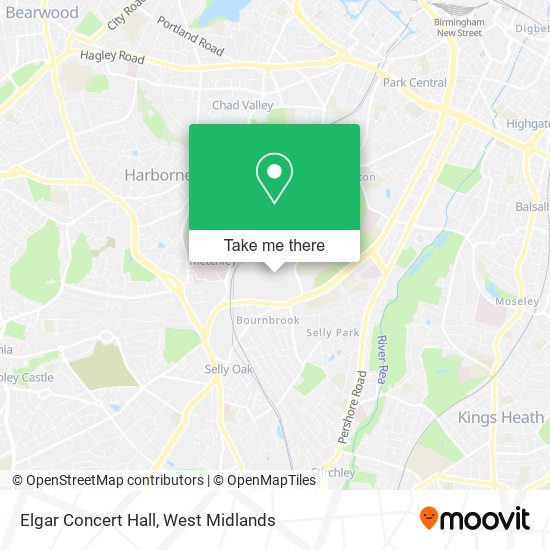 Elgar Concert Hall map