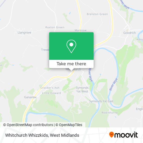 Whitchurch Whizzkids map