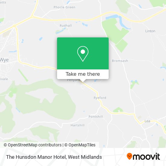 The Hunsdon Manor Hotel map