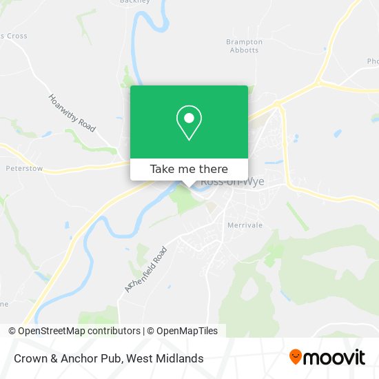 Crown & Anchor Pub map