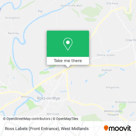 Ross Labels (Front Entrance) map