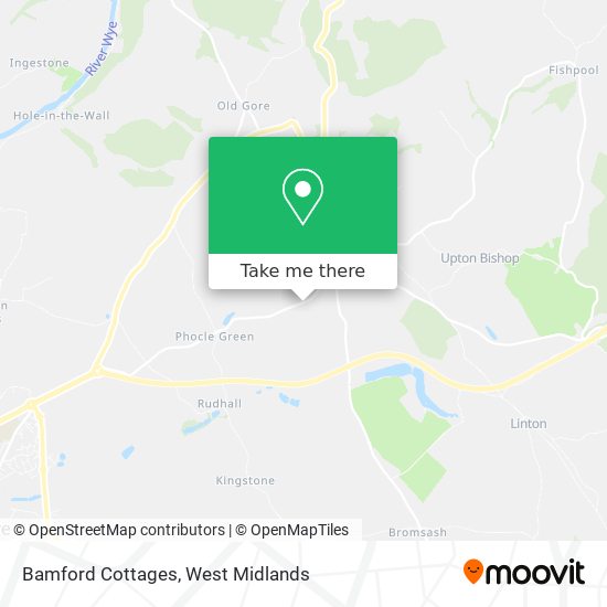 Bamford Cottages map